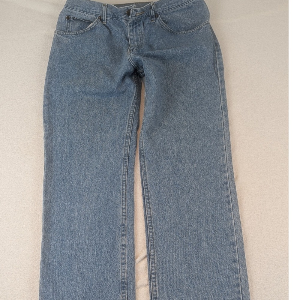 VTG Classic 80 Lee Riders Men's Jeans Size 34x30 Light Wash Denim‎ Relaxed Grung